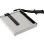 Dahle Vantage 12e Guillotine Paper Trimmer - 15 Sheet Cutting Capacity - 12" Cutting Length - 2.5" Height x 19.8" Width x 10.3" Length - Sturdy, Spring-action Handle, Adjustable Back Stop, Alignment Grid - Metal Product Image 