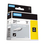 DYMO Rhino Heat Shrink Tubes Industrial Label Tape, 0.75" x 5 ft, White/Black Print (DYM18057) View Product Image