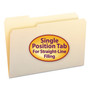 Smead 1/3 Tab Cut Legal Recycled Top Tab File Folder - 8 1/2" x 14" - 3/4" Expansion - Top Tab Location - Left Tab Position - 11 pt. - (SMD15331) Product Image 