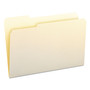 Smead 1/3 Tab Cut Legal Recycled Top Tab File Folder - 8 1/2" x 14" - 3/4" Expansion - Top Tab Location - Left Tab Position - 11 pt. - (SMD15331) Product Image 