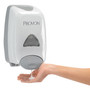 Provon FMX-12 Foam Soap Dispenser - Manual - 1.32 quart Capacity - Key Lock, Soft Push, Site Window - Dove Gray Product Image 