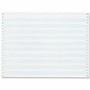 Sparco 1/2" Blue Bar 1-part Computer Paper - 14 7/8" x 11" - 20 lb Basis Weight - Perforated - Blue Bar Product Image 