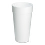 Dart Foam Drink Cups, 20 oz, White, 500/Carton (DCC20J16) View Product Image