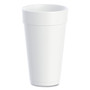 Dart Foam Drink Cups, 20 oz, White, 500/Carton View Product Image