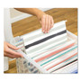 Bankers Box Heavy Duty Plastic File Storage, Letter/Legal Files, 14" x 17.38" x 10.5", Clear/Blue, 2/Pack View Product Image