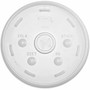 Dart Translucent Slotted Lids - 4.8" Diameter - High Impact Polystyrene (HIPS) - Translucent - 100/Pack Product Image 