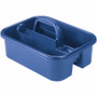 Akro-Mils Handheld Tote Caddy - External Dimensions: 13.8" Width x 18.4" Depth x 9" Height - Polymer - Blue - For Tool Product Image 