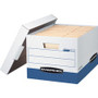 Bankers Box R-Kive File Storage Box - Internal Dimensions: 12" Width x 15" Depth x 10" Height - External Dimensions: 12.8" Width x 16.5" Depth x 10.4" Height - Media Size Supported: Letter, Legal - Lift-off Closure - Heavy Duty - (FEL07243) Product Image 