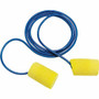 Aearo Corded Foam Earplugs - Noise Protection - Foam - Yellow - Moisture Resistant, Corded - 2/Pair Product Image 