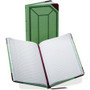 Boorum & Pease Boorum 67-1/8 Series Record-Ruled Account Books - 250 Sheet(s) - Sewn Bound - 12.50" x 7.63" Sheet Size - Green - Olive Green Cover Product Image 