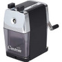 CARL Custom Pencil Sharpener - Desktop - 6" Height x 3" Width - Steel, Aluminum - Black Product Image 