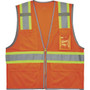 Ergodyne 8246Z Two-Tone Mesh Vest Type R, Class 2 - Recommended for: Baggage Handling - Large/Extra Large - (EGO24135) Product Image 
