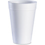 Dart J Cup 32 oz Insulated Foam Cups - 1 quart - Round - White - Foam - Beverage, Hot Drink, Cold Drink Product Image 