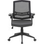 Boss Mesh Flip Arm Task Chair - Black Seat Color - Black Back Color - Black Frame Color - 5-star Base Product Image 