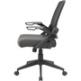 Boss Mesh Flip Arm Task Chair - Black Seat Color - Black Back Color - Black Frame Color - 5-star Base Product Image 