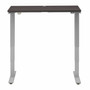 Bush Business Furniture Move 40 Series 48w X 24d Electric Height Adjustable Standing Desk - Storm Gray Rectangle Top - Silver T-shaped Base - 2 Legs - 176 lb Capacity - Height Adjustable Product Image 