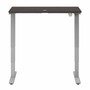 Bush Business Furniture Move 40 Series 48w X 24d Electric Height Adjustable Standing Desk - Storm Gray Rectangle Top - Silver T-shaped Base - 2 Legs - 176 lb Capacity - Height Adjustable Product Image 