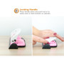 Bostitch EZ Squeeze&trade InCourage 12 Three-Hole Punch - 3 Punch Head(s) - 12 Sheet - 9/32" Punch Size - Round Shape - 3" Width x 1.6" Height Product Image 