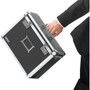 Vaultz Locking File Chest, Letter Files, 13.75" x 7.25" x 12.25", Black Product Image 