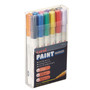 uni-Paint Permanent Marker, Fine Bullet Tip, Assorted Colors, 12/Set Product Image 
