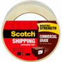 Scotch Commercial-Grade Shipping/Packaging Tape - 54.60 yd Length x 1.88" Width x 3.1 mil Thickness - 3" Core - Clear - Synthetic Rubber Resin - For Sealing, Splicing Product Image 