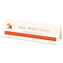 Avery Large Embossed Tent Card, Ivory, 11 x 3.5,, 1 Card/Sheet, 50 Sheets/Pack Product Image 