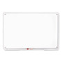 Quartet iQ Total Erase Translucent-Edge Board, 11" x 7", White Surface, Clear Plastic Frame Product Image 