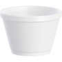 Dart Foam Food Containers - Serving - Disposable - White - Foam Body - 20 / Carton - (DCC6SJ12) Product Image 