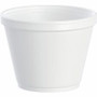 Dart 12 oz EPS Foam Container - White - Storing, Sauce, Soup, Pasta, Salad, Ice Cream - 4.2" Diameter - White - Foam, Expanded Polystyrene (EPS) Body - 20 Pack - 25 / Pack - (DCC12SJ20) Product Image 