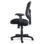 Alera Elusion Series Mesh Mid-Back Swivel/Tilt Chair, Supports Up to 275 lb, 17.9" to 21.8" Seat Height, Black Product Image 