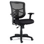Alera Elusion Series Mesh Mid-Back Swivel/Tilt Chair, Supports Up to 275 lb, 17.9" to 21.8" Seat Height, Black Product Image 