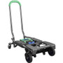 Cosco Shifter Hand Truck & Cart - 300 lb Load Capacity - 4 Casters - Steel - 16" Width x 3.90" Depth x 31.50" Height - Gray Product Image 