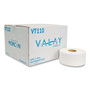 Morcon Tissue Valay Mini Jumbo Bath Tissue, Septic Safe, 2-Ply, White, 750 ft, 12 Rolls/Carton Product Image 