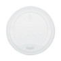 World Centric PLA Lids for Hot Cups, Fits 10 oz to 20 oz Hot Cups, Plastic, White, 1,000/Carton Product Image 