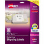 Avery Clear Shipping Labels, Sure Feed, 3-1/3" x 4" 300 Labels (15664) - 3 21/64" Width x 4" Length - Permanent Adhesive - Rectangle - Laser - Matte Product Image 