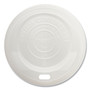 World Centric PLA Lids for Hot Cups, Fits 8 oz Hot Cups, Plastic, White, 1,000/Carton Product Image 