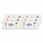 Clorox Healthcare Bleach Germicidal Wipes, Disinfectant Wipes, 1-Ply, 6.75 x 9, Unscented, White, 100 Wipes/Flex-Pack, 6 Flex-Packs/Carton Product Image 