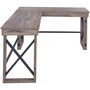 LYS L-Shaped Industrial Desk (LYSDK100LRGK) Product Image 