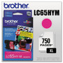 Brother LC65HYM Innobella High-Yield Ink, 750 Page-Yield, Magenta Product Image 