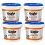 Gojo Fast Towels Bucket - Fresh Citrus - 130 Sheets - Blue, Clear - 130/Tub Product Image 