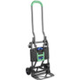 Cosco Shifter Hand Truck & Cart - 300 lb Load Capacity - 4 Casters - Steel - 16" Width x 3.90" Depth x 31.50" Height - Gray Product Image 