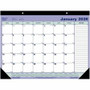 Blueline Monthly Desk Pad Calendar, 21-1/4" x 16" , English - Monthly - 12 Month - January 2026 to December 2026 - 1 Month Single Page Layout - 21 1/4" x 16" Sheet Size Product Image 