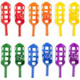 Champion Sports Scoop Ball Set - 2 Pair - Red, Orange, Yellow, Green, Blue, Purple Product Image 