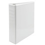 AbilityOne - Binder, Slant D Ring, Clear Overlay, Pockets, White, 2" Capacity, Letter Size - (7510-01-384-8788) (7510013848788) Product Image 