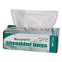 AbilityOne - Shredder Bags, Medium-Duty, Clear, 50 Gal, 39" x 51"  - (8105-01-557-4976) (8105015574976) Product Image 
