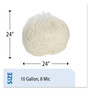 AbilityOne - Liner, High Density, Coreless Roll, Light Duty, Natural, 24" x 24" - (8105-01-517-1370) (8105015171370) Product Image 