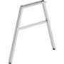 HON Mod HLPLLEG30A Worksurface A-Leg - x 30" Width - Finish: Silver Product Image 