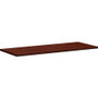 HON Motivate Tabletop - x 1.1" Thickness Top, 60" Width x 24" Depth - Mahogany Table Top - Durable - For Office Product Image 