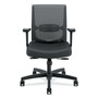 HON Convergence Chair - Vinyl Seat Material - Black Back Color - Mesh Back Material - Black Frame Color - 5-star Base Product Image 