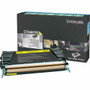 Lexmark Original Standard Yield Laser Toner Cartridge - Yellow - 1 Each - (LEXC734A1YG) Product Image 